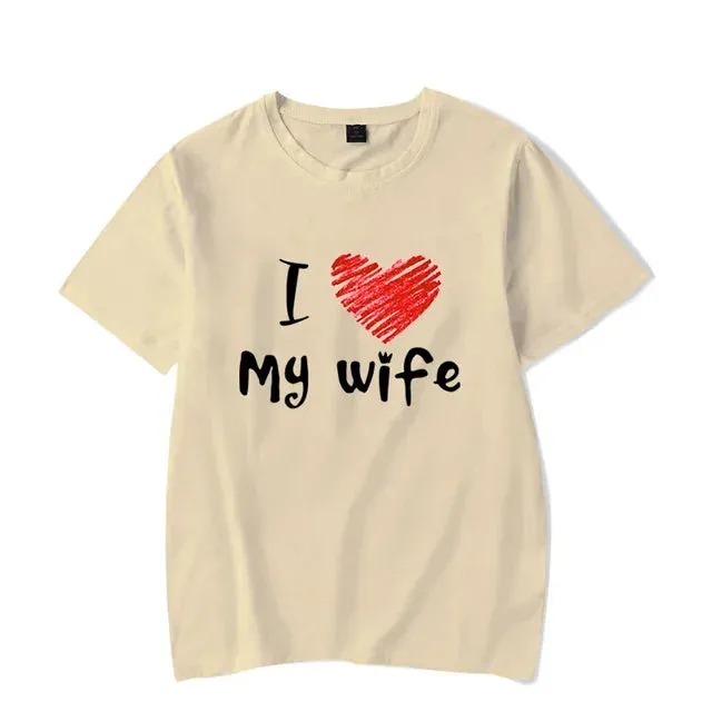 I Love My Husband Wife T Shirts