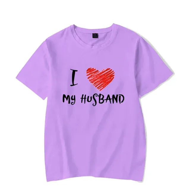 I Love My Husband Wife T Shirts