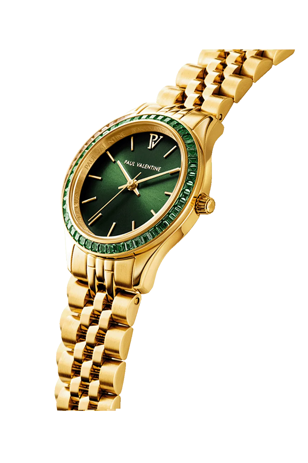 Optima Crystal Gold Green Iconia - Premium Decorative Accent