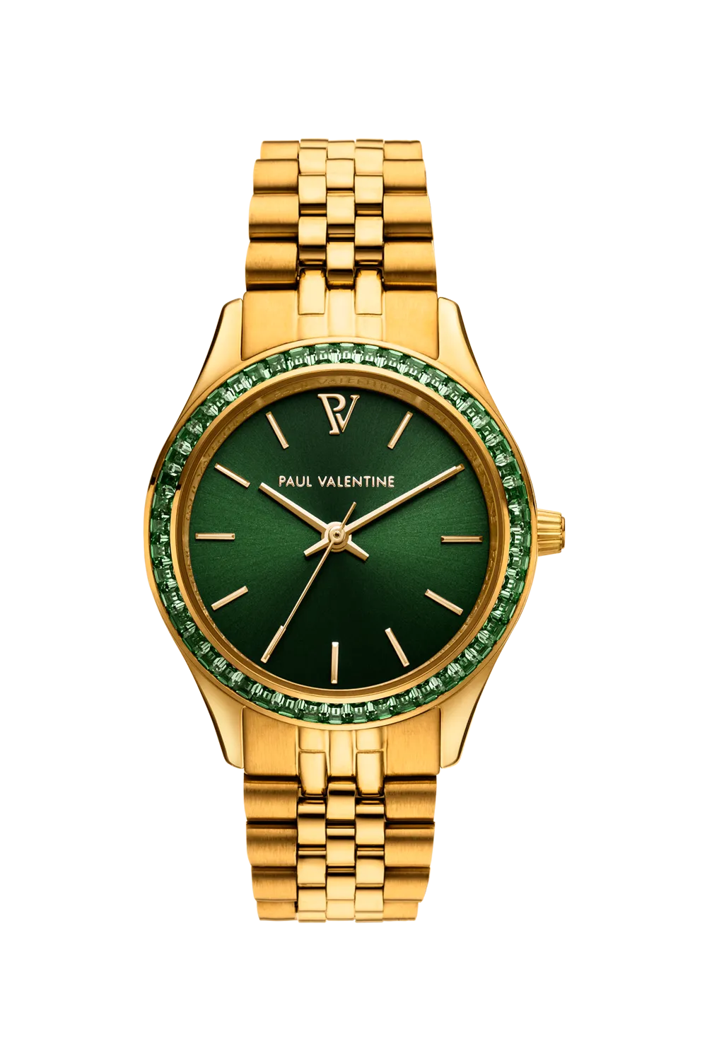 Optima Crystal Gold Green Iconia - Premium Decorative Accent