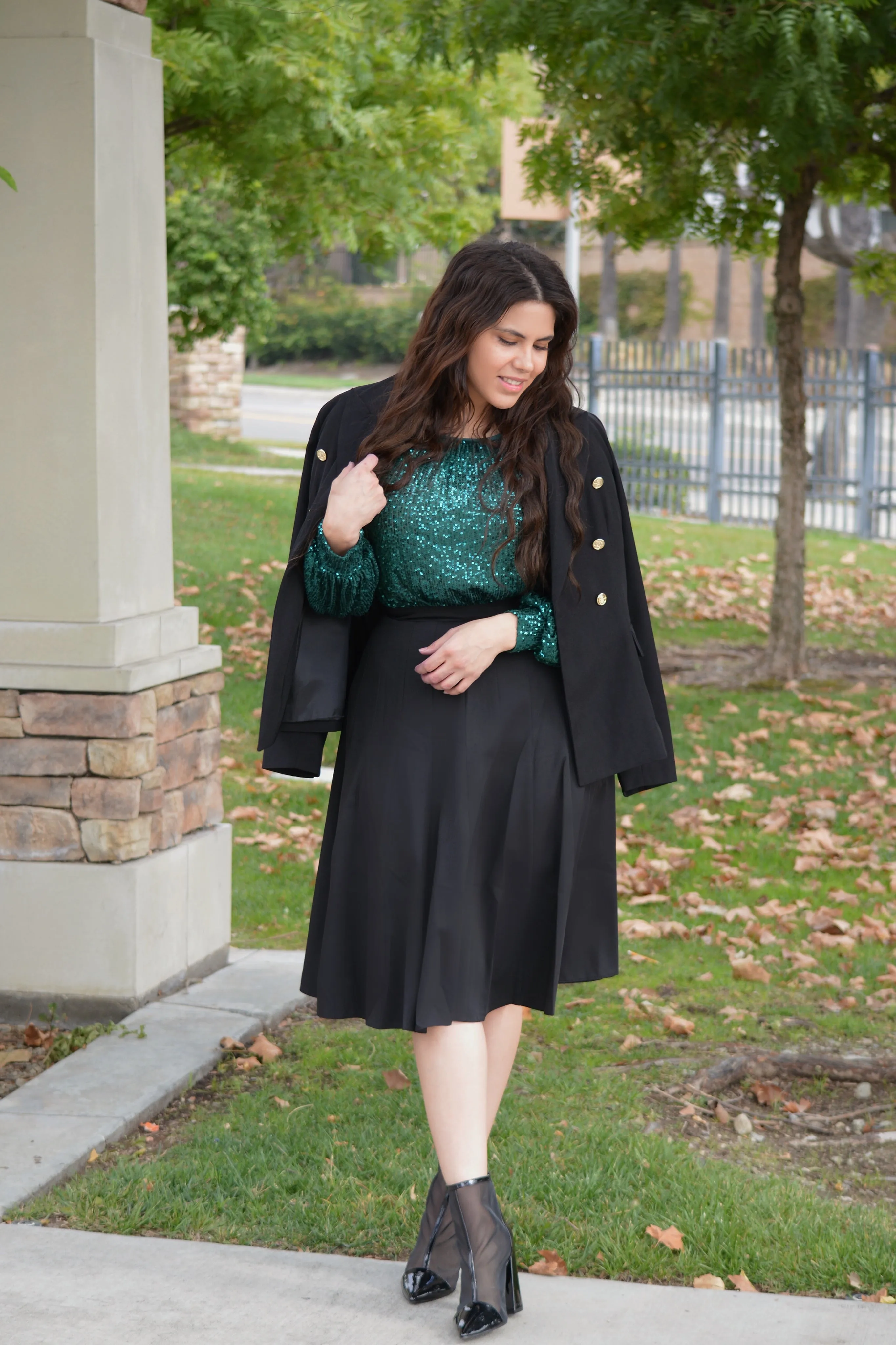 Jay Black Full Skirt