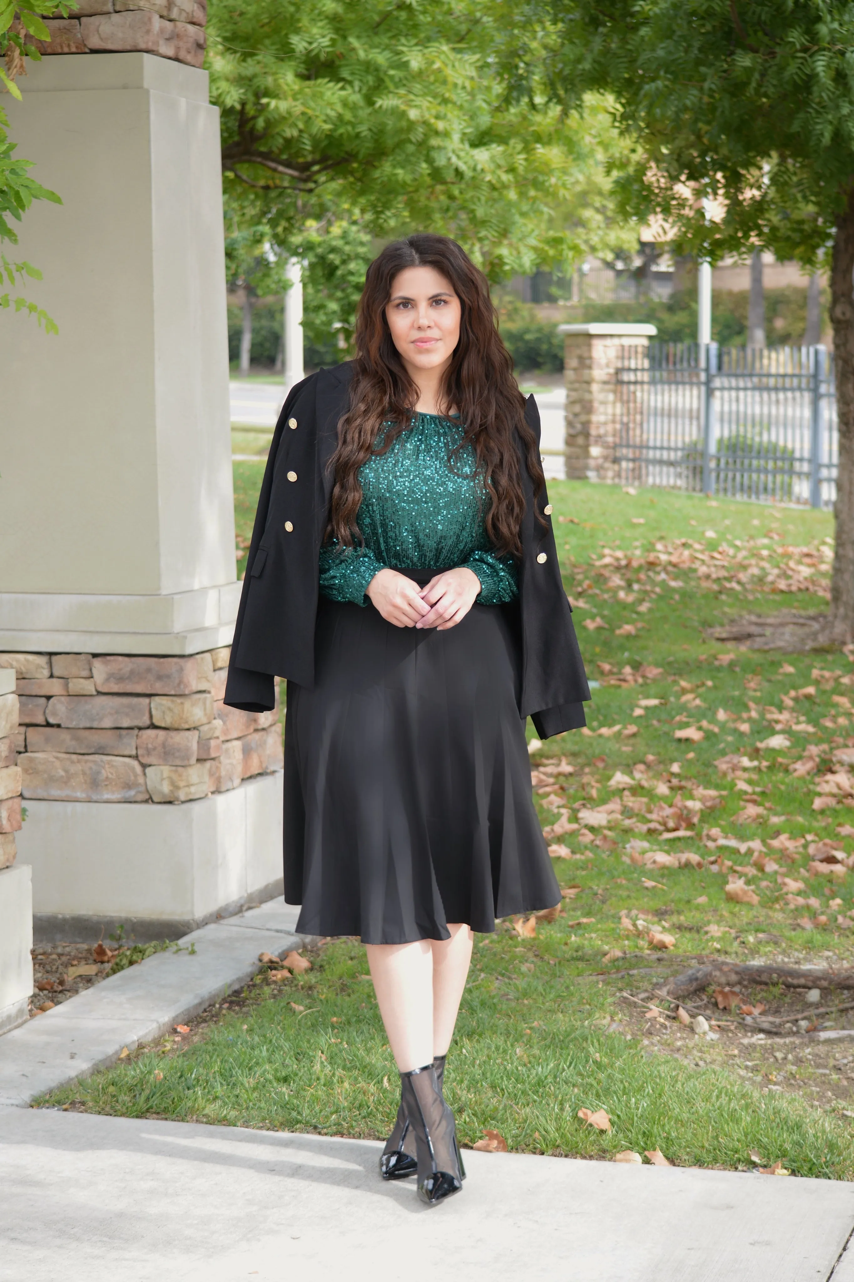 Jay Black Full Skirt