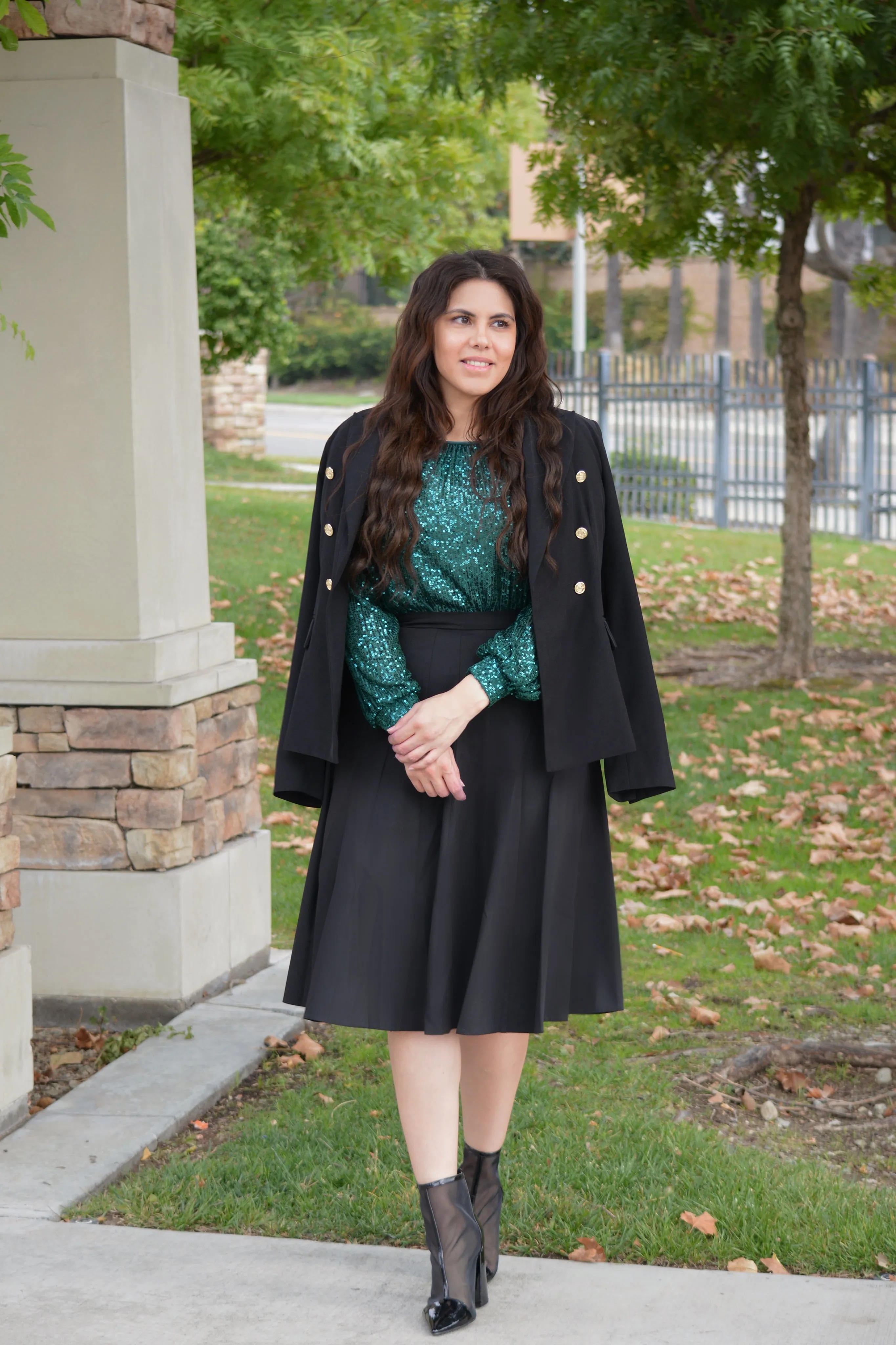 Jay Black Full Skirt