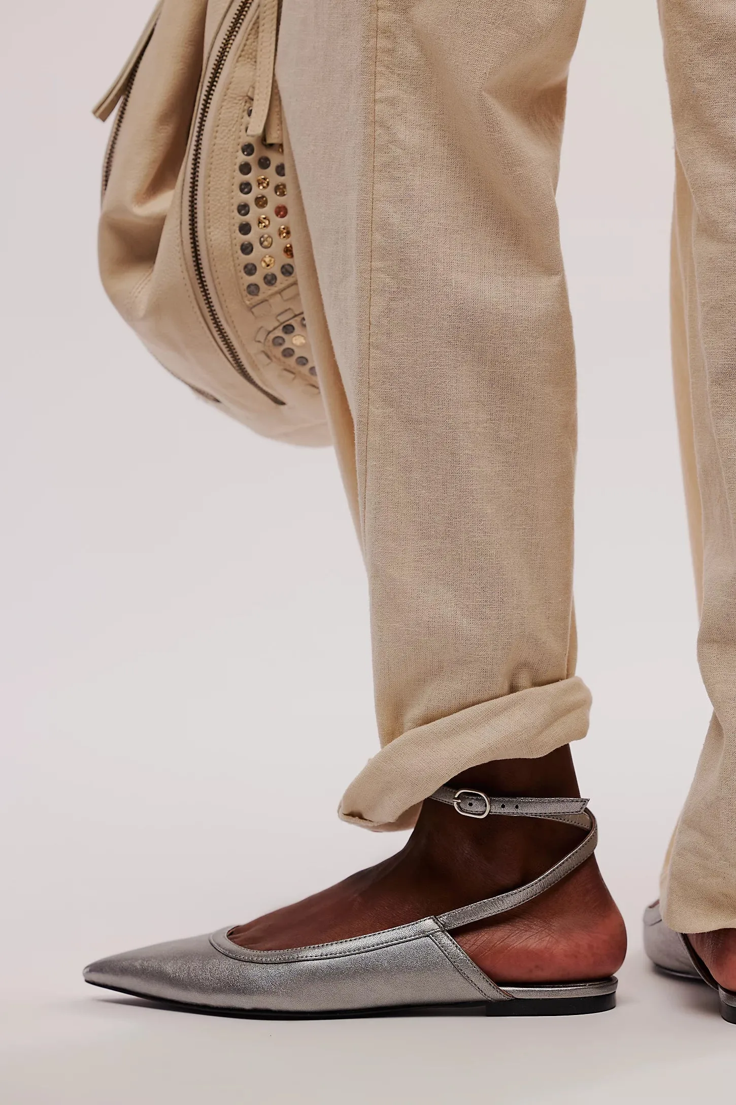 Jules Point Flat - Silver