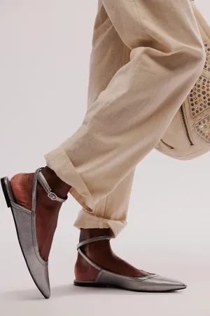 Jules Point Flat - Silver