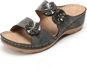 July 4th Music Women Orthopedic Sandals Size 10 Size 12 Sandals for Women Dressy Summer Sandals Women Comfortable Dressy Earth Walking Shoes Women Flat Feet Womens Sandals Wide, Green-10