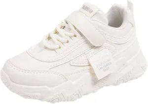 Kid Sneakers Girls Boys Running Walking Sports Adjustable Strap Sneakers Waterproof High Top Lightweight Casual Shoes