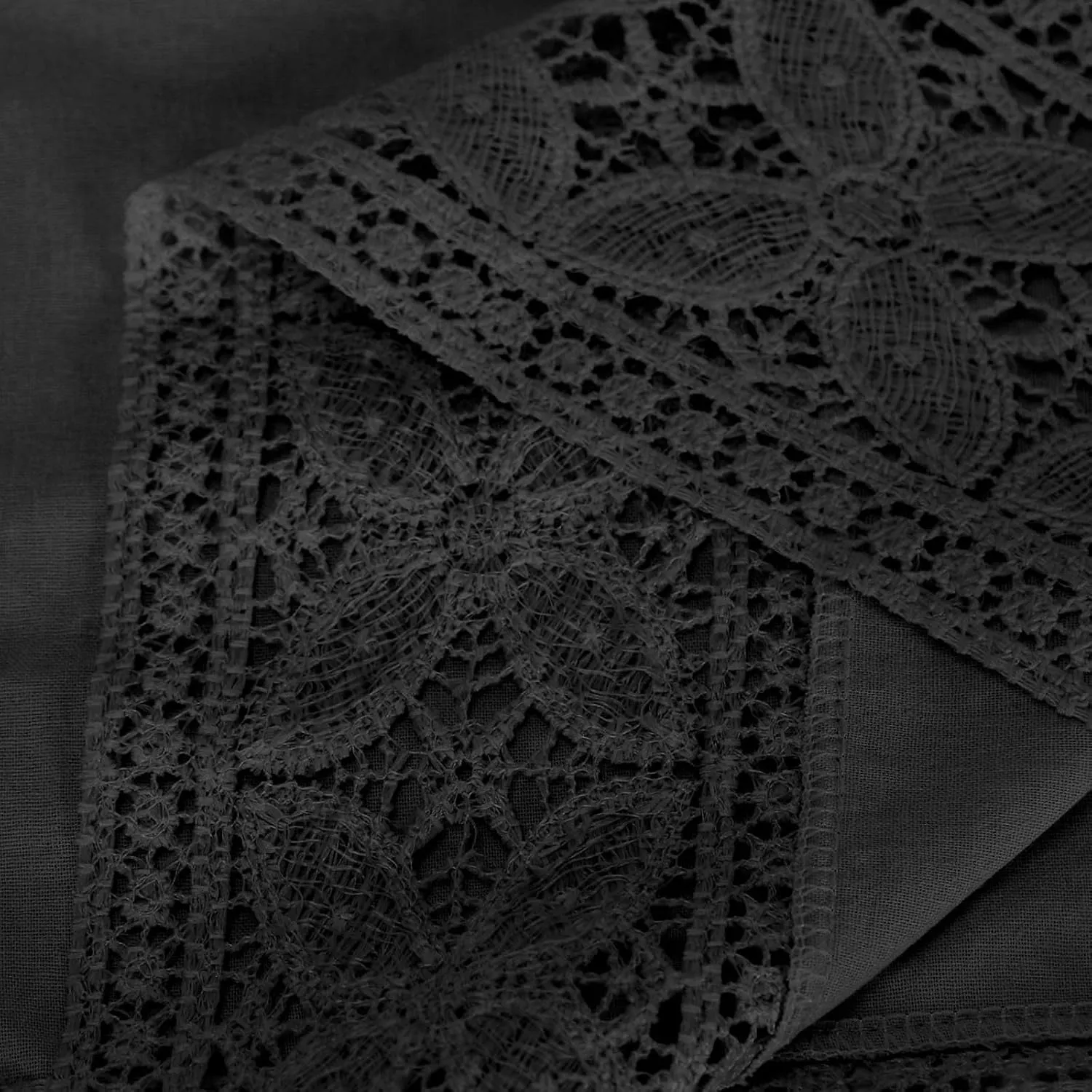Lace Hollow Out Cotton Linen T Shirts for Women Casual Summer 2025 Crewneck 3/4 Sleeve Tops Loose Vacation Boho Tees