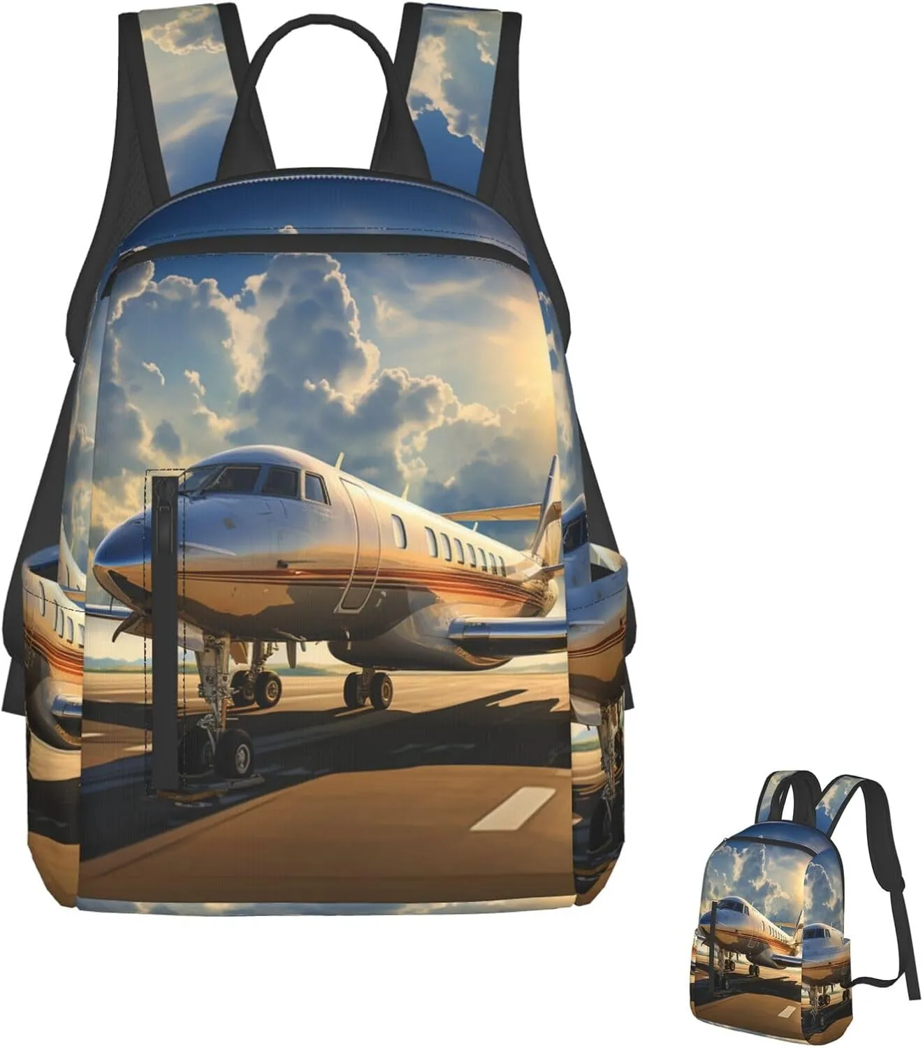Laptop Backpack Lightweight Travel Backpack Private Plane Computer Bag Hiking Daypack for Men Women