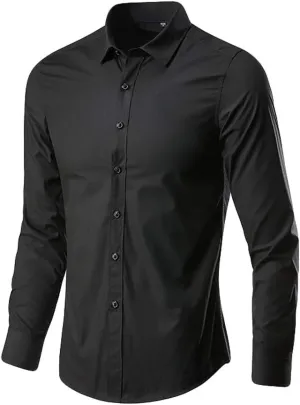 LCMTWX Men's Button Down Shirts Cotton Long Sleeve Long Sleeved Solid Color Cotton Linen Shirt T Shirts for Man Shirts for
