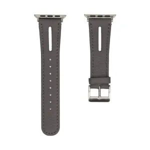 LEATHER HYBRID BAND for Apple Watch / GRAY