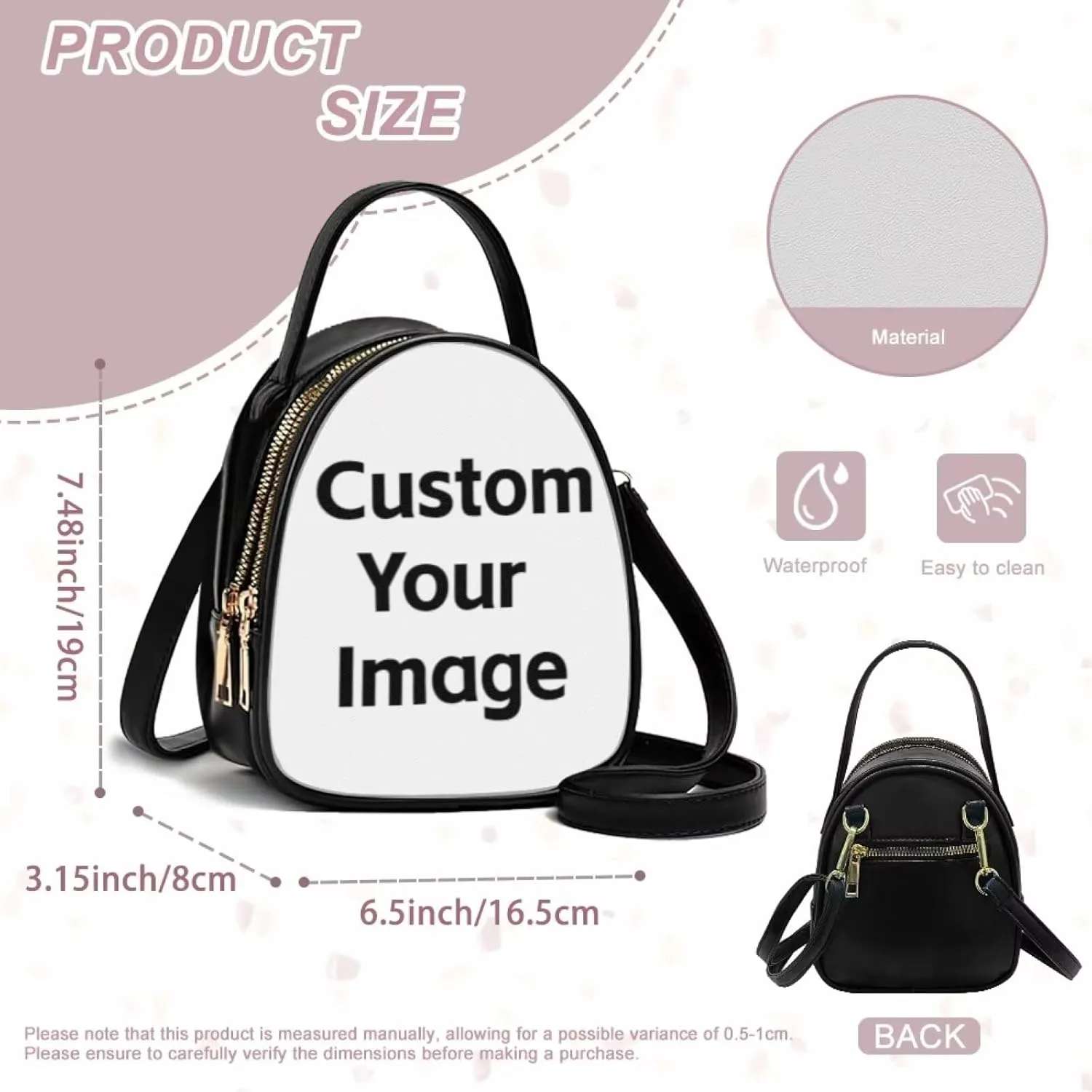 Leather Tote Bag for Women Work Double Layer Purses for Women Shoulder Bag Trendy with Adjustable Shoulder Strap