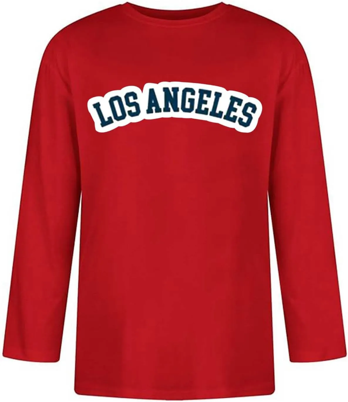Los Angeles Shirt for Men Lightweight Casual Summer Beach Shirts Crewneck Bracelet Sleeve Loose Fit Letter Printed Basic Tops