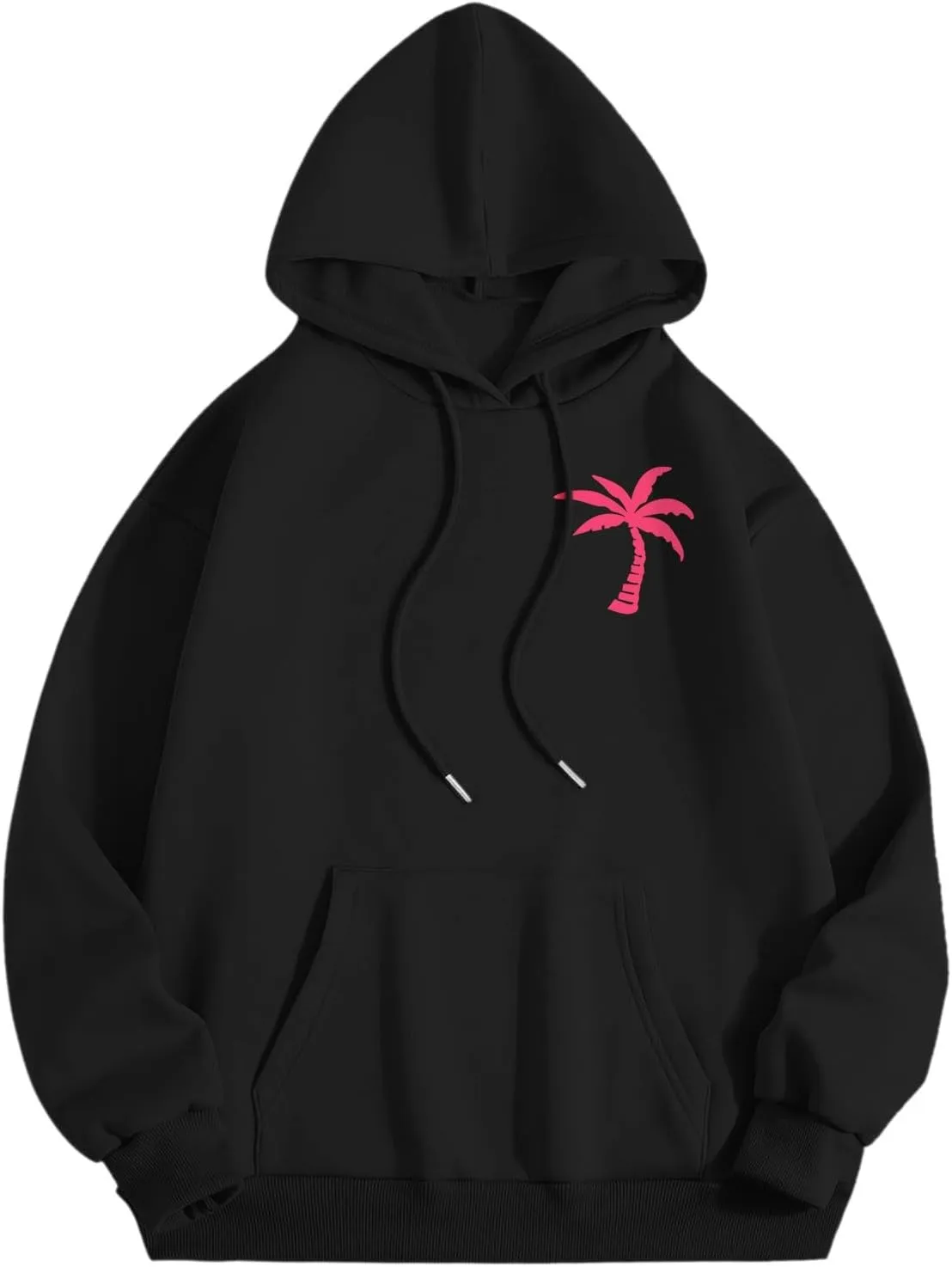 Meet Me at The Ocean Graphic Hoodie For Women Long Sleeve Preppy Sweatshirts Oversized Pullover Hoodies for Teen Girls