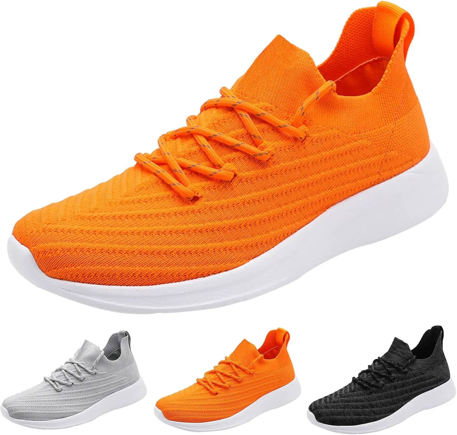 Men Sports Shoes Fashion New Pattern Simple Solid Color Couple Light and Sneaker Boots for Men Steel Sneaker Boots