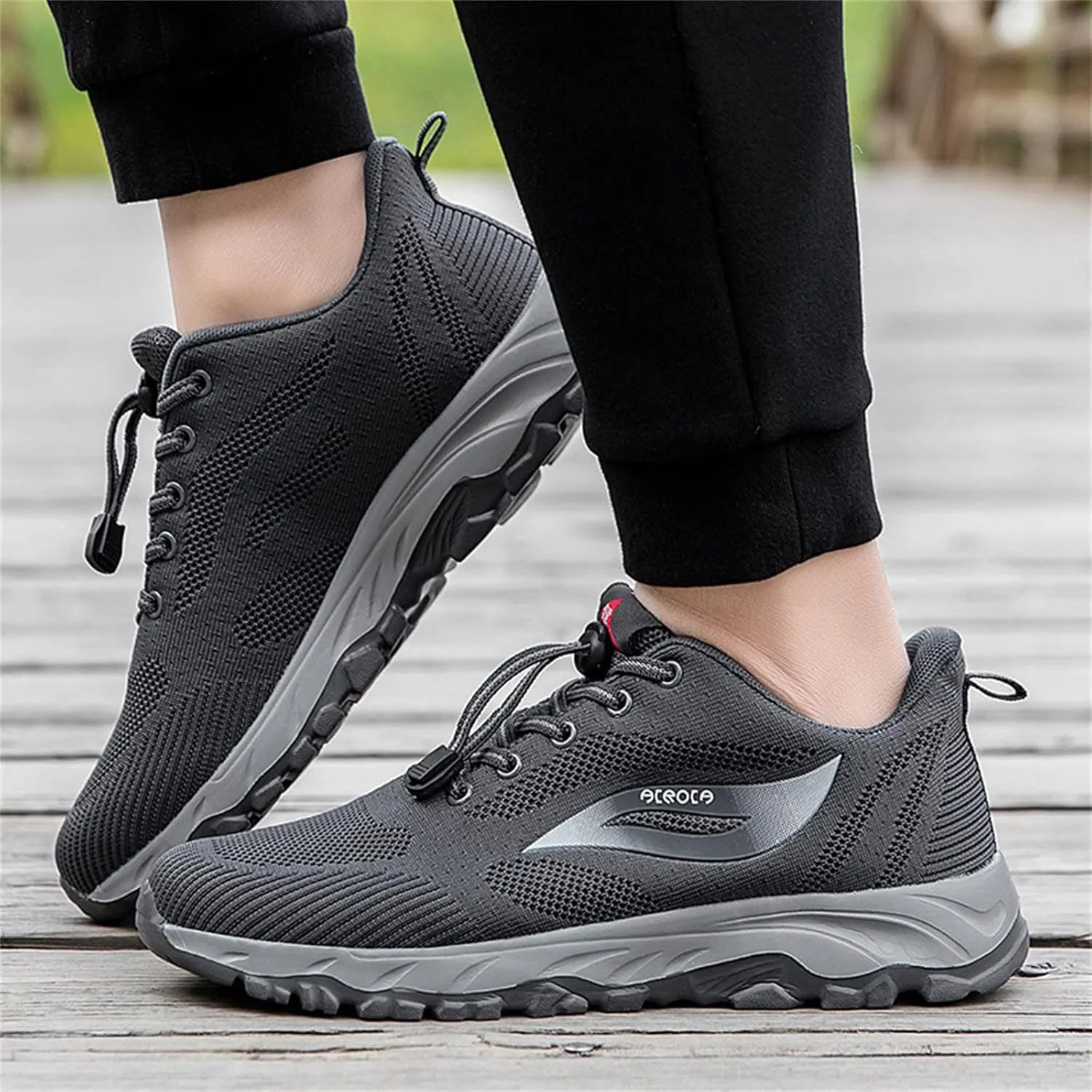 Men's Business Casual Shoes Comfortable Breathable Lightweight Tennis Shoe Casual Soft Flat Soled Walking Shoes