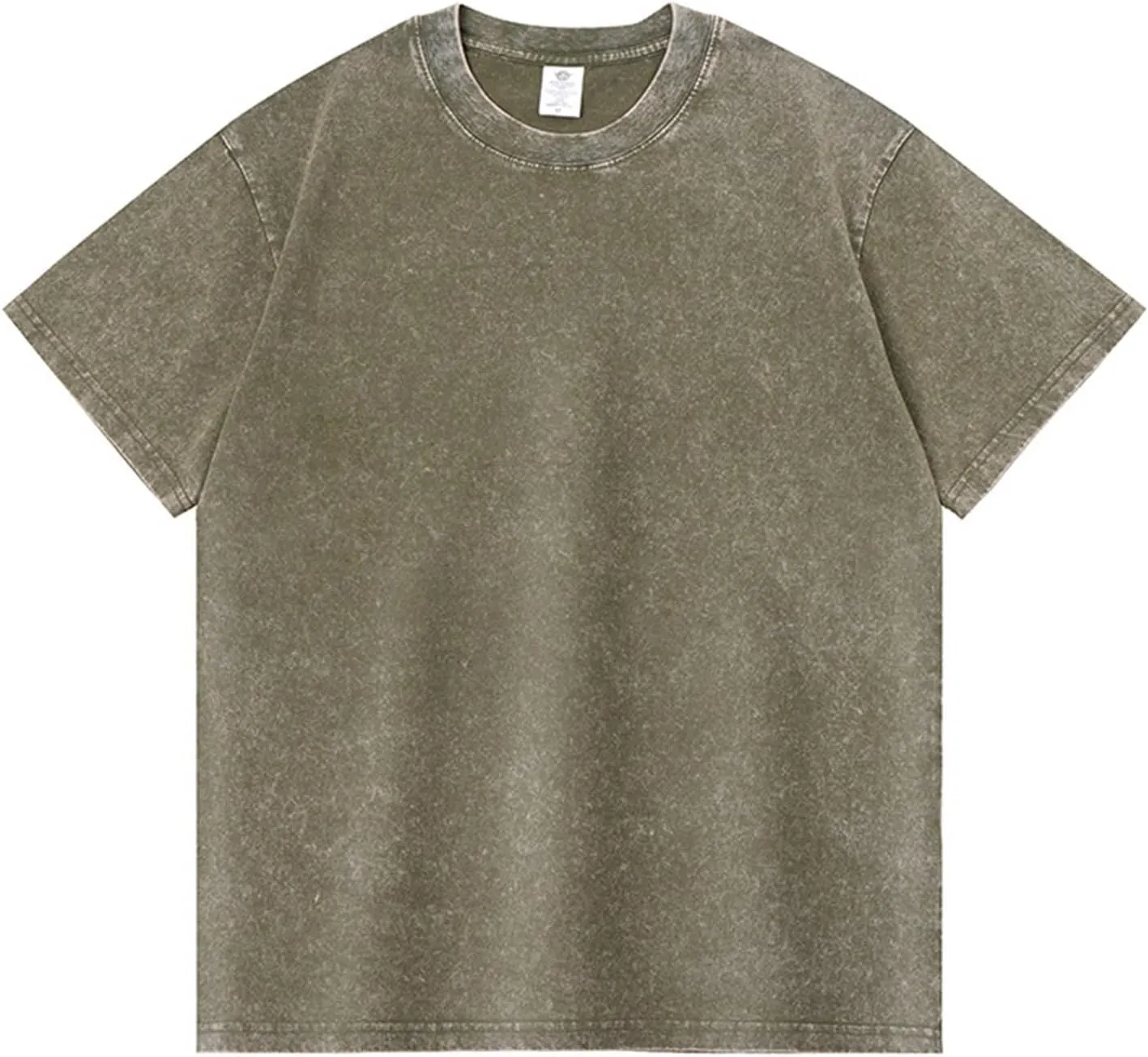 Men's Fashion Tshirts Graphic Crewneck T-Shirts Casual Short Sleeve Solid Color Basic Tee Shirt, M-4XL