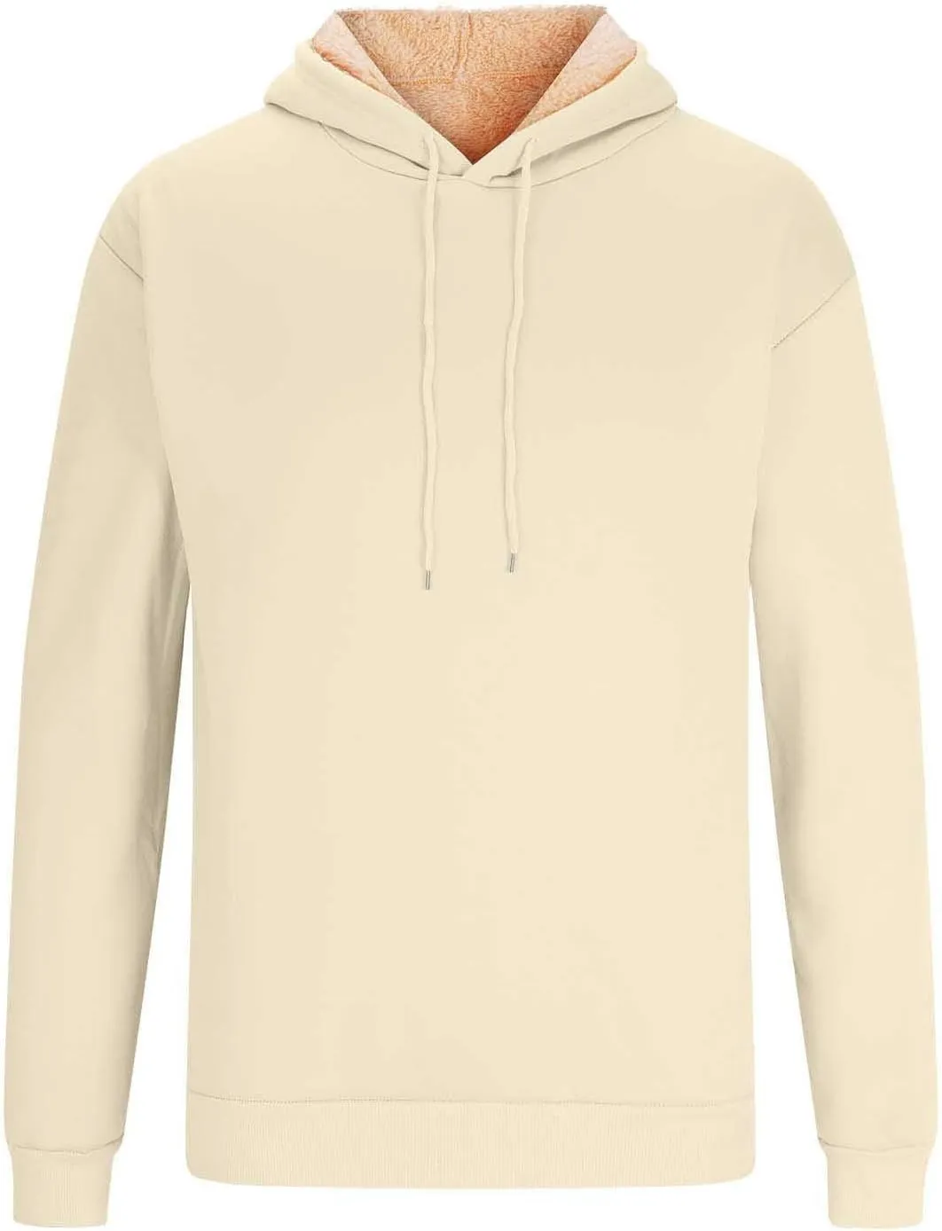 Men's Fleece Lined Hoodies Pullover Winter Warm Fuzzy Sherpa Heavyweight Hoodie Thick Thermal Hooded Sweatshirts