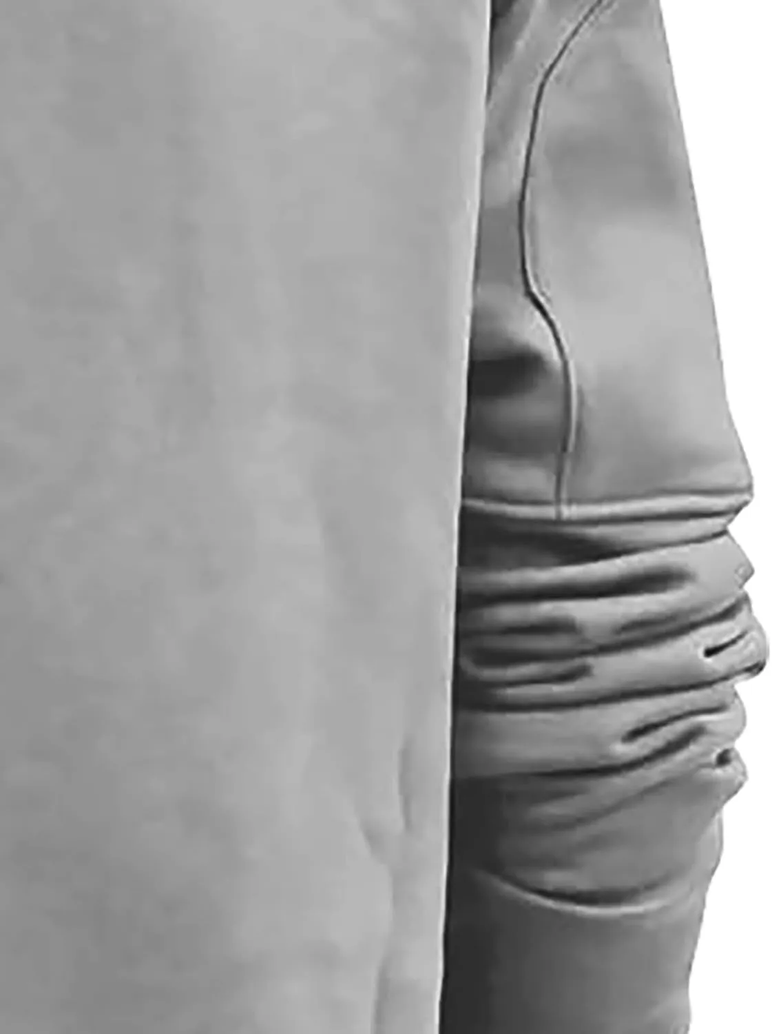 Men's Hoodies Full Zip Casual Cotton Hooded Fleece Drawstring Hoodies Pullover Sweatshirts Casual Long Sleeve Shirts