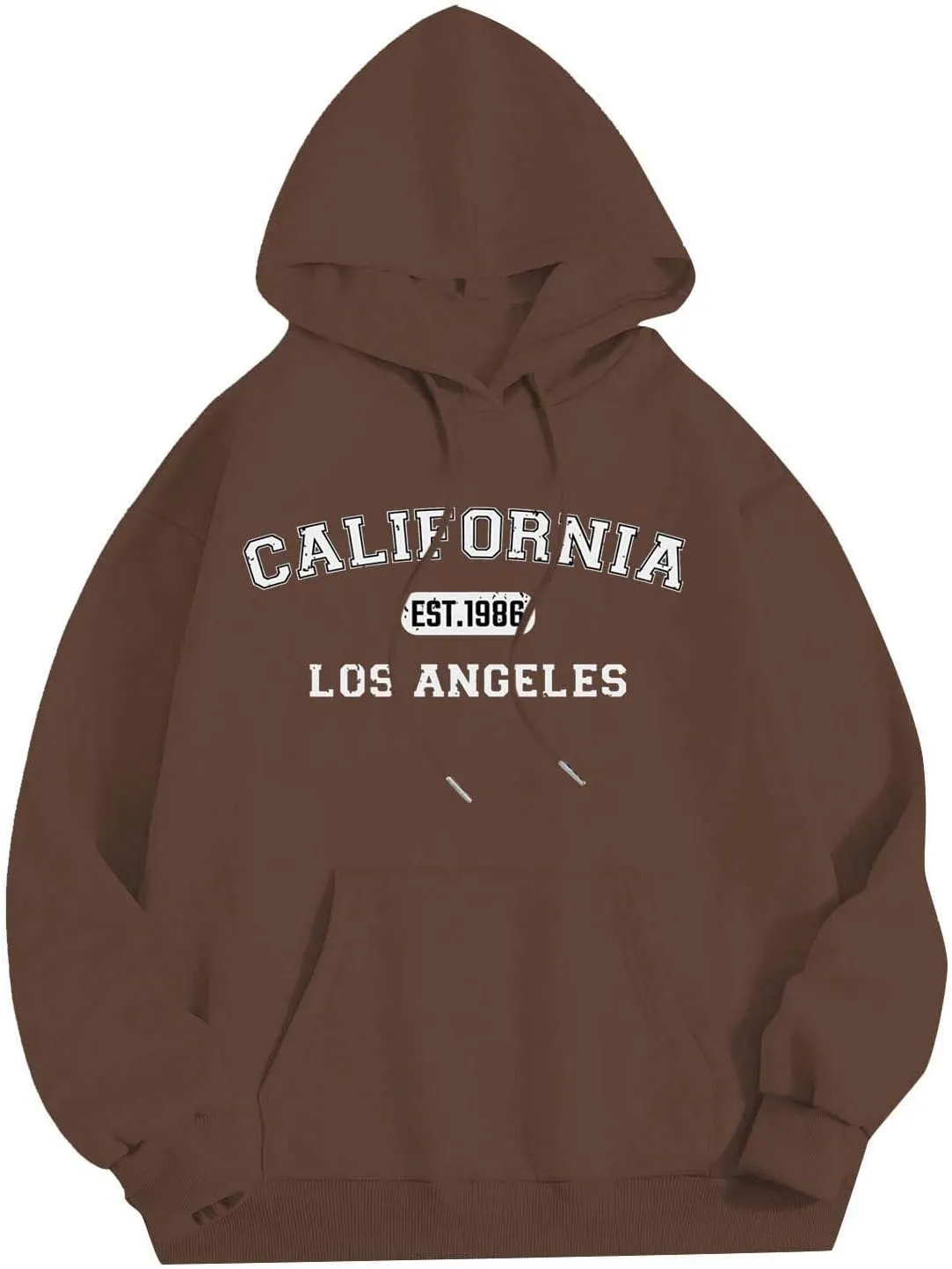 Mens Hoodies Pullover Letter Print Long Sleeve Hooded Sweatshirts Casual Lightweight Regular Fit Classic Sweatshirt