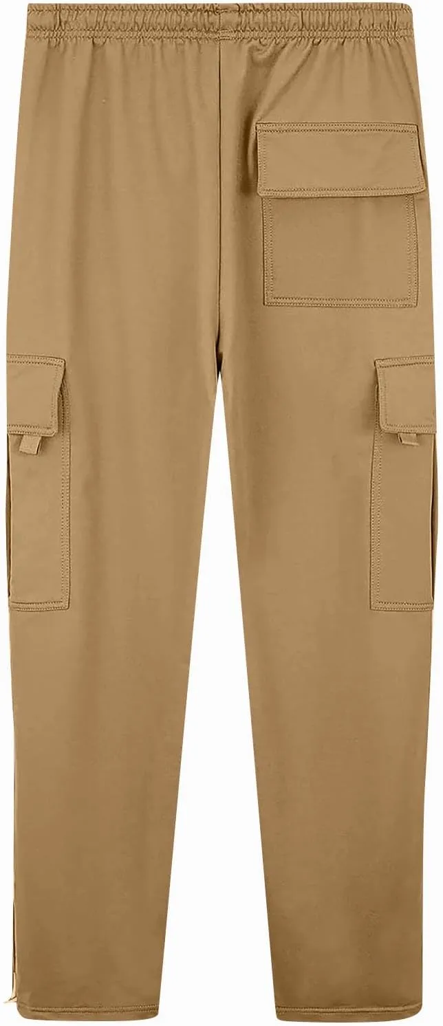 Mens Joggers Waterproof Casual Baggy Big and Tall Lightweight Construction Joggers Sweatpants