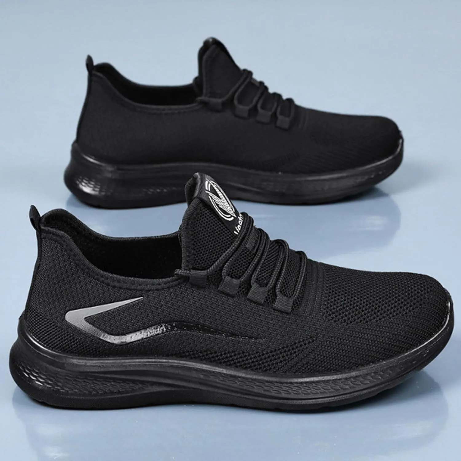 Men's Lace Up Memory Foam Sneakers Lace Up Lightweight Breathable Fashion Sneaker Men's Comfortable Dress Shoes