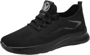 Men's Lace Up Memory Foam Sneakers Lace Up Lightweight Breathable Fashion Sneaker Men's Comfortable Dress Shoes