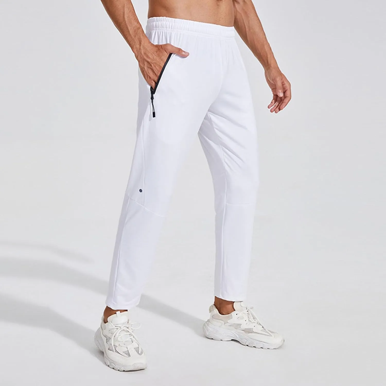 Men's Sweatpants Athletic Stretch Jogging Hiking Golf Pants Slim Fit Workout Traning Track Trousers for Work Running