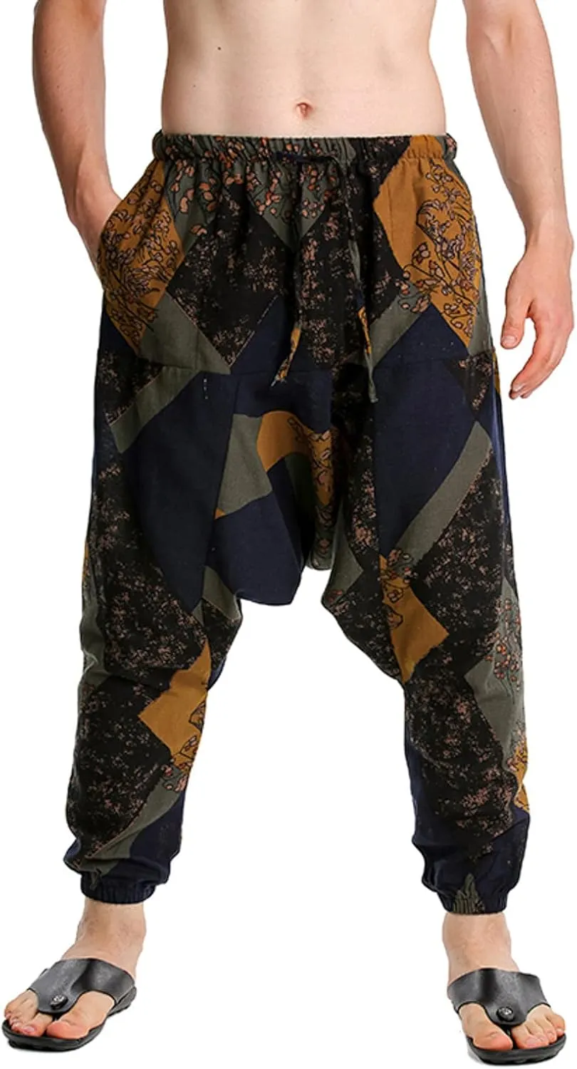 Mens Sweatpants with Pockets Big and Tall Pants Running Stretch Jogger Sweatpants Men's Cotton Linen Yoga Sweatpants
