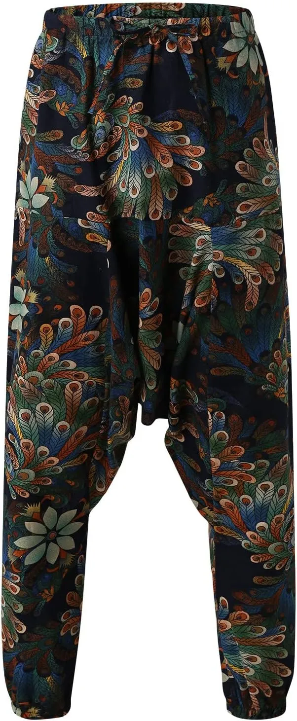 Mens Sweatpants with Pockets Big and Tall Pants Running Stretch Jogger Sweatpants Men's Cotton Linen Yoga Sweatpants