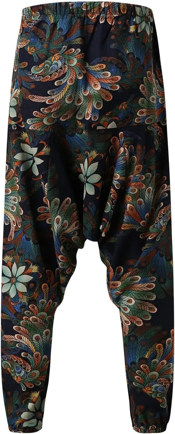 Mens Sweatpants with Pockets Big and Tall Pants Running Stretch Jogger Sweatpants Men's Cotton Linen Yoga Sweatpants