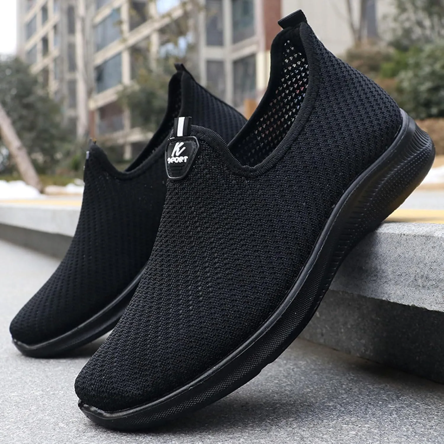 Mens Tennis Shoes Men's Shoes Walking Shoe for Men Slip on Shoe for Men Breathable Lightweight Sneaker