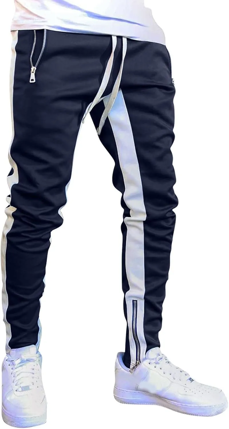 Mens Workout Cargo Sweatpants Lined Sweatpants Thicken Active Jogging Workout Trousers Casual Cargo Pants Sweatpants