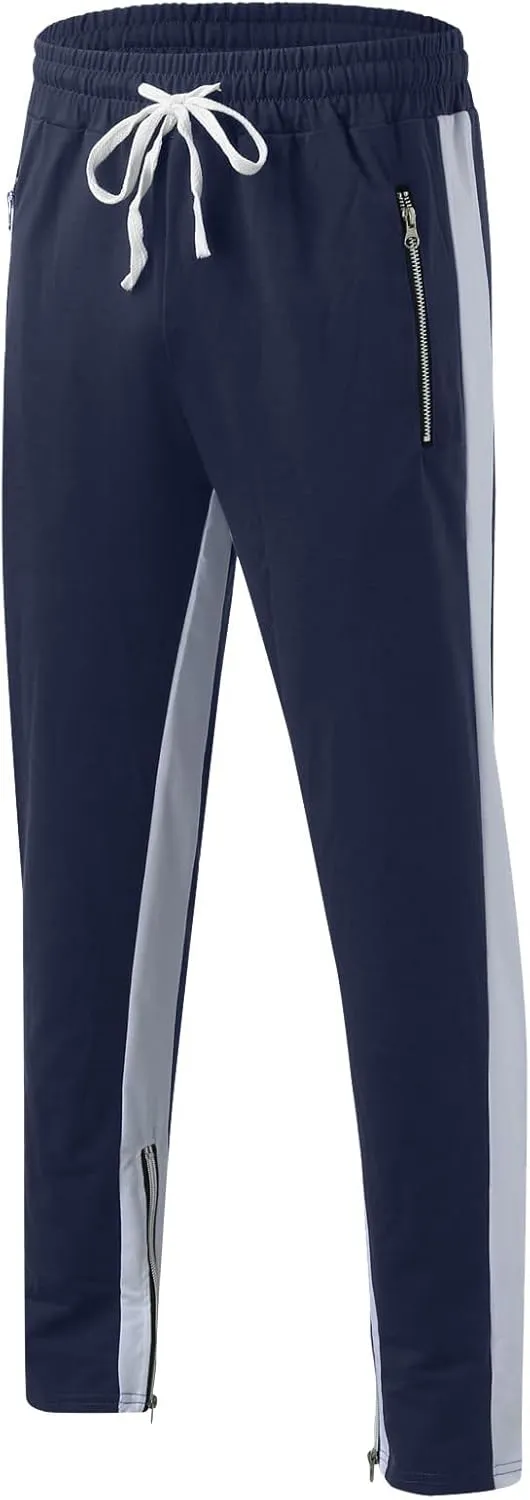 Mens Workout Cargo Sweatpants Lined Sweatpants Thicken Active Jogging Workout Trousers Casual Cargo Pants Sweatpants