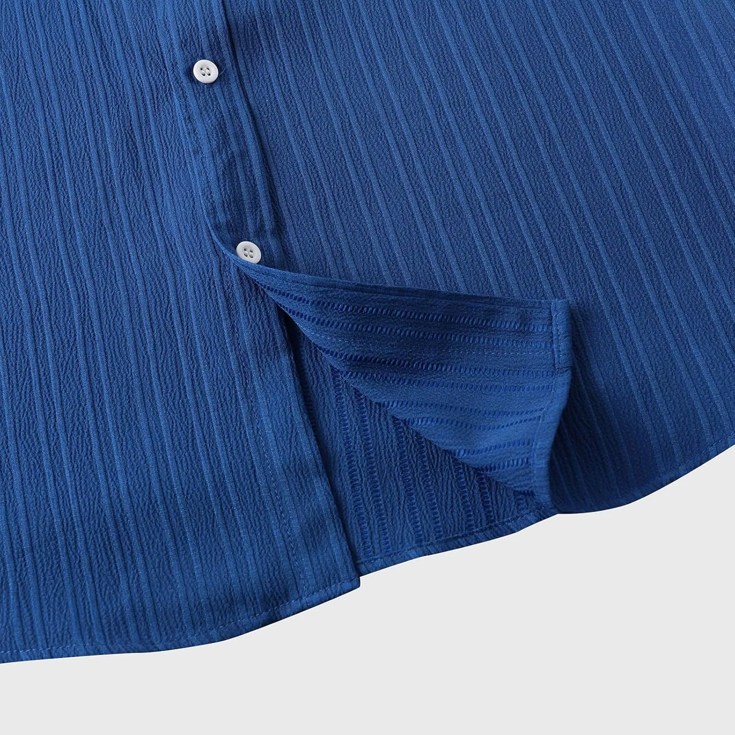 Muscularfit Slim Fit Dress Shirts for Men 2024 Casual Short Sleeve Button Down Shirt Summer Regular Fit Solid Collar Shirts