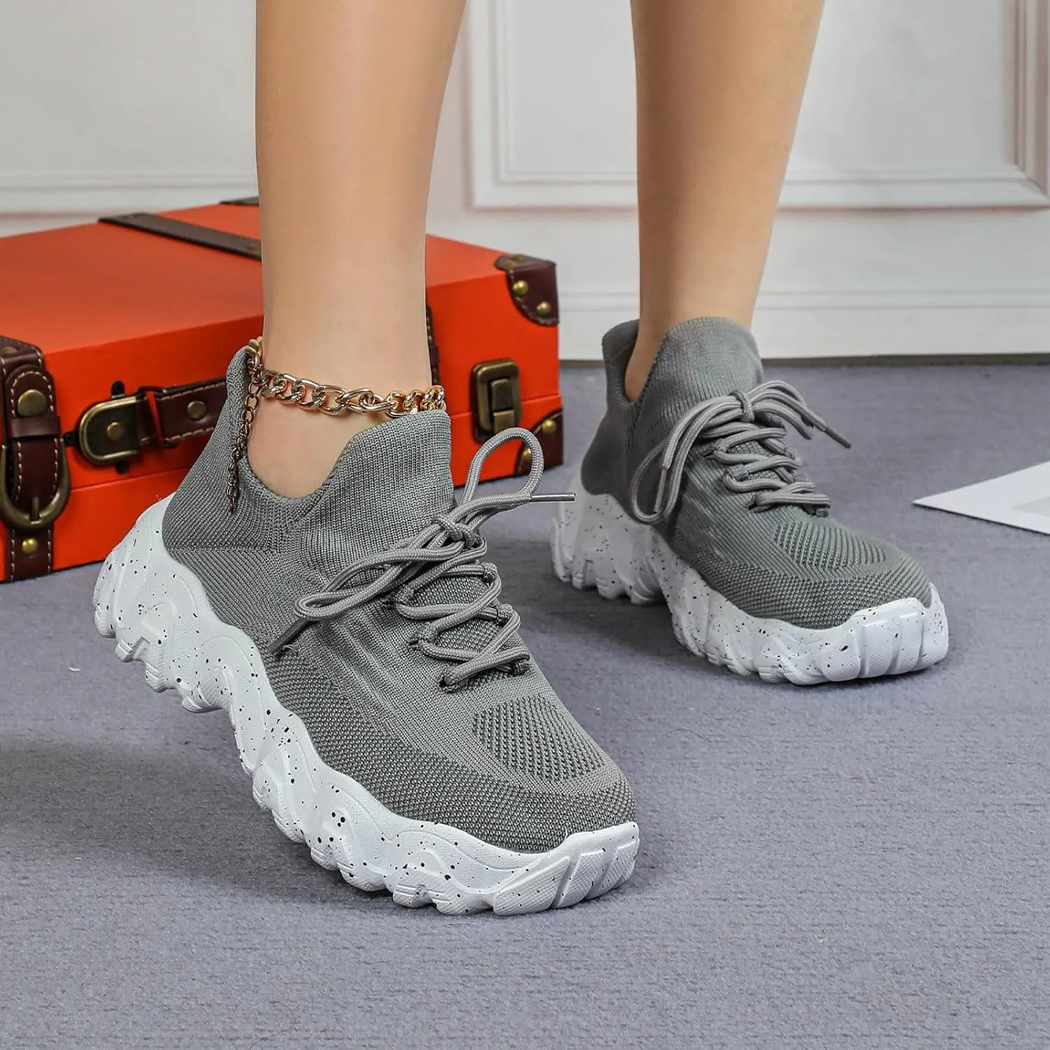 Nurse Babe Shoes Ortho Pro Comfortwear Ortho Shoes for Women Plantar Fasciitis Orthopedic Sneakers Comfort Wear Orthowear Shoe for Women Mesh Wide Width Sneakers Slip On Lightweight Breathable Shoe