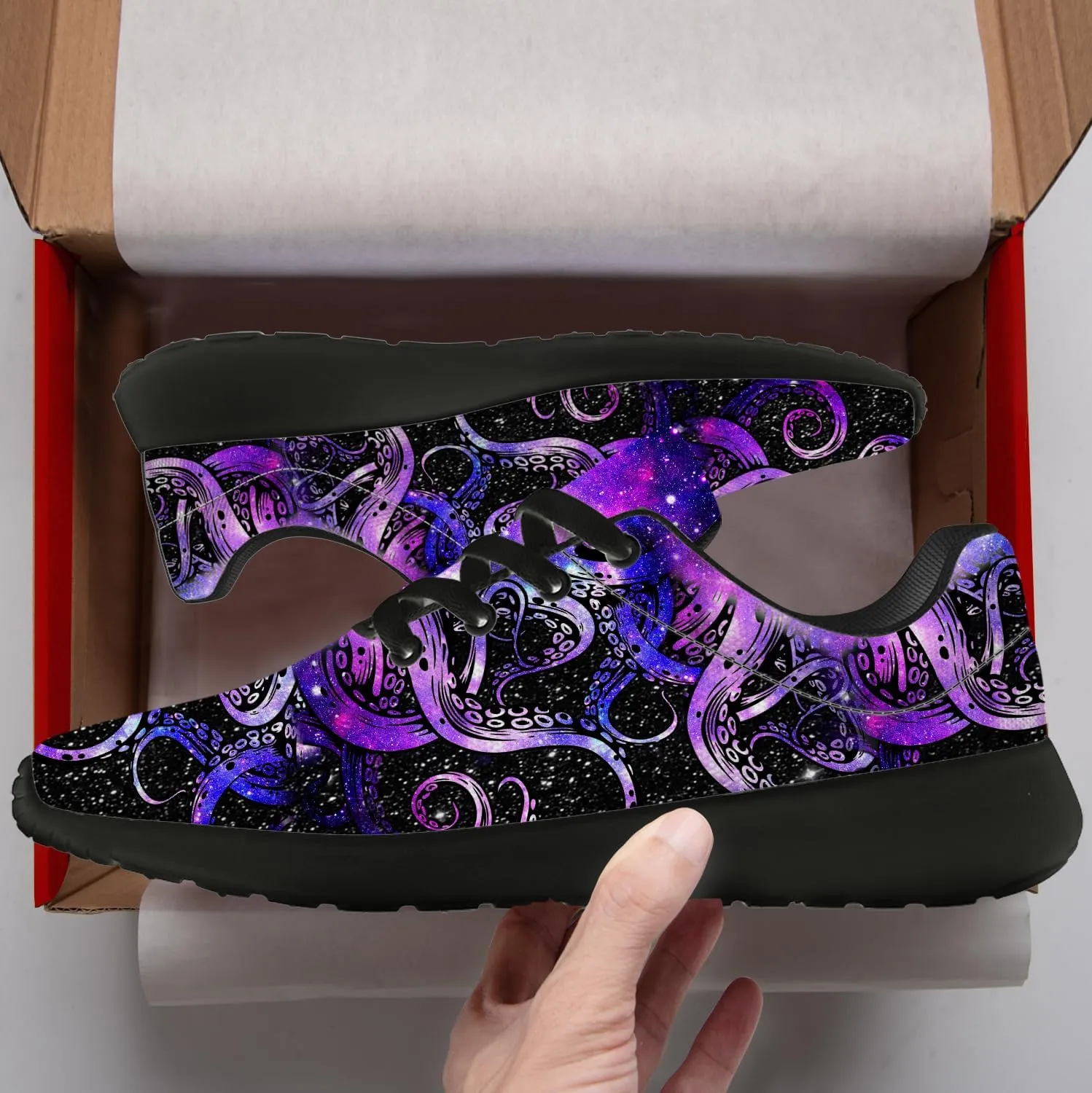 Octopus Shoes Women's Men's Running Tennis Shoes Fashion Sneakers Octopus Gifts for Women Men