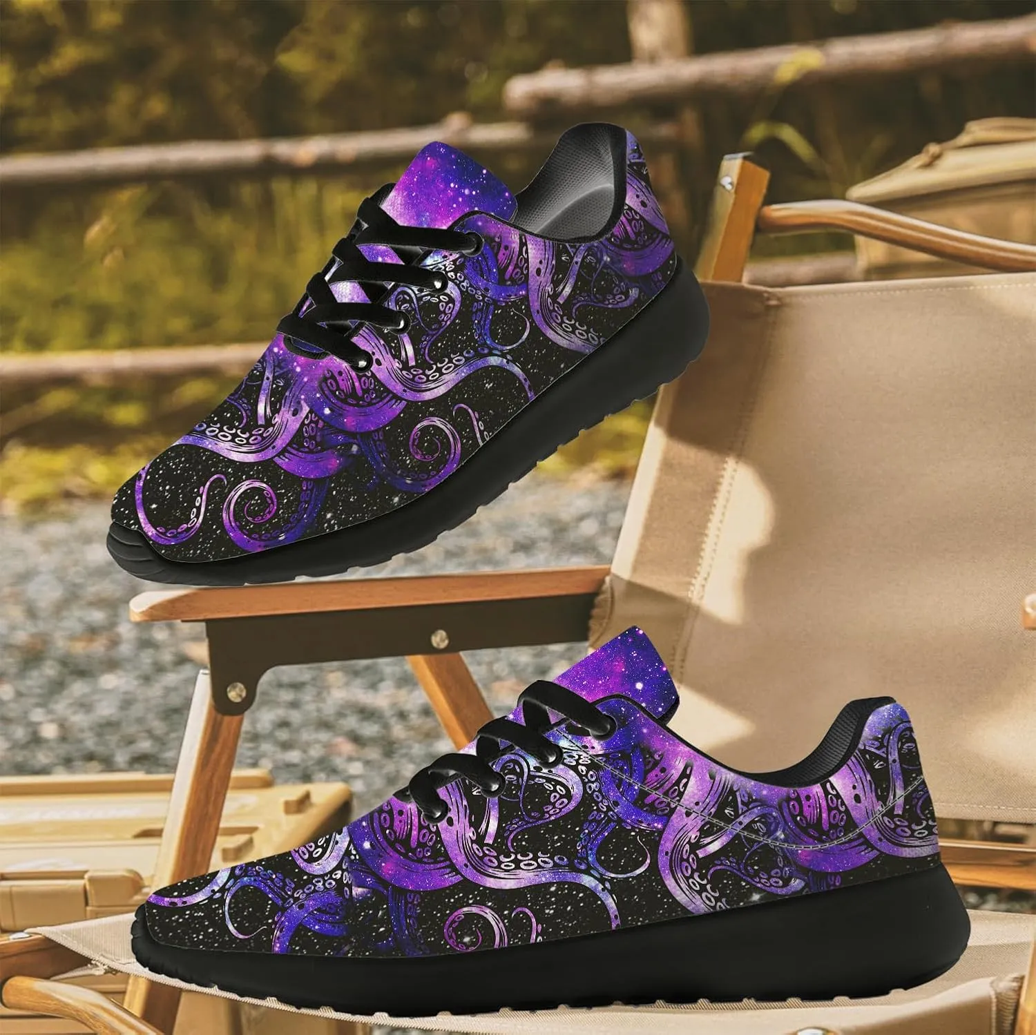 Octopus Shoes Women's Men's Running Tennis Shoes Fashion Sneakers Octopus Gifts for Women Men