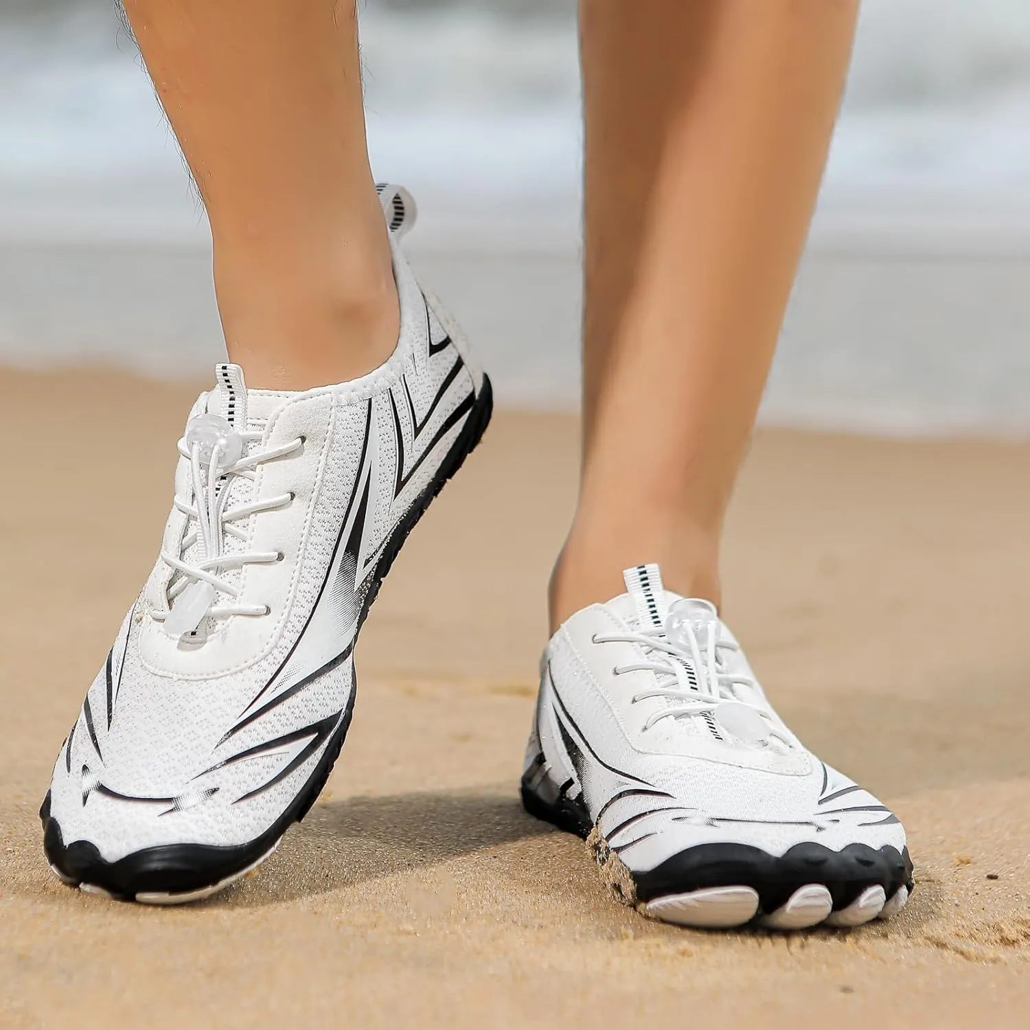 Orthotic Water Shoes with Arch Support for Women Wide Width Hiking Shoes Women Waterproof Lightweight Wide Toe Running Shoe Boots Sneakers for Walking Beach Hiking Drifting Wading Barefoot Footwear