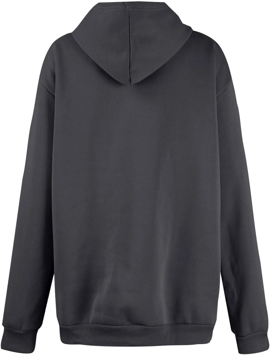 Oversized Zip Up Hoodie Women Fleece Drawstring Hooded Sweatshirt Y2k Full Zip Hoodies Comfy Sweat Shirt with Pockets