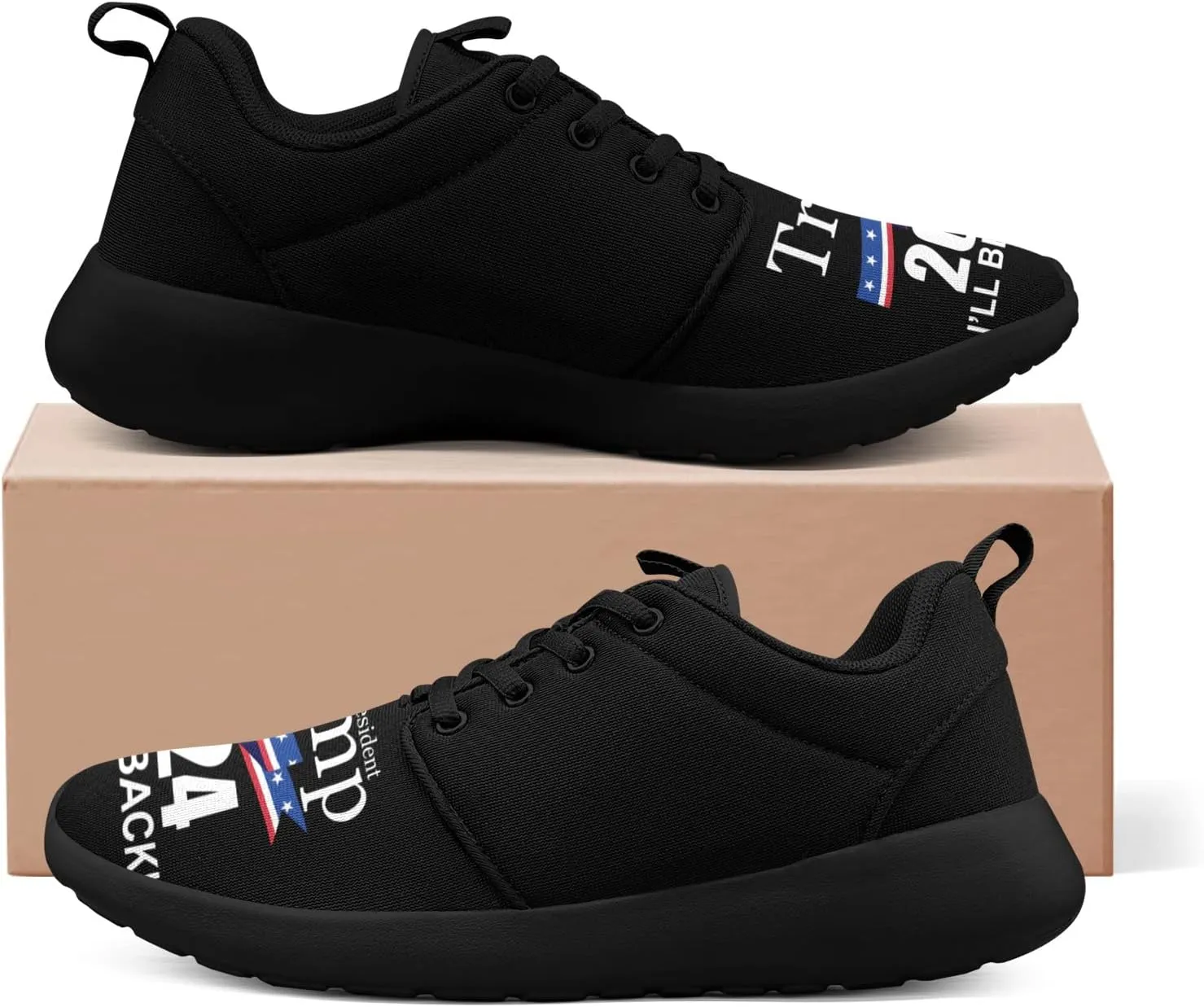 Pitovozu Trump 2024 Shoes for Men Walking Running Athletic Lightweight Shoes Comfortable Tennis Sports Sneaker Gifts