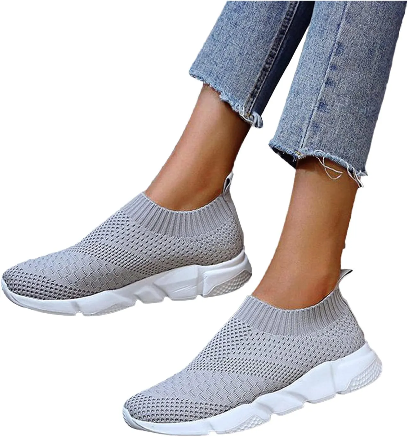 Plantar Fasciitis Shoes Women Flats Zapatos De Ejercicios para Mujer Gym Womens Athletic Shoes Size 8.5 Wide Womens Tennis Shoes Size 6.5 Wide Women's Athletic Shoes White