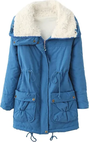 Prime 2024 Today Deals Fleece Jacket Ladies Winter Coat Puffy Winter Jacket Women Women's Trench Coats Winter Fleece Lined Winter Jacket Women Extra Long Coats for Women Winter