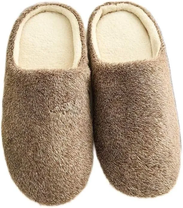 SBGMoSJ Winter Indoor Slippers for Women Fuzzy Winter Slippers Cute House Slippers Womens Fluffy Slippers for Men Funny Pink Christmas Tree Gifts for Husband 2023