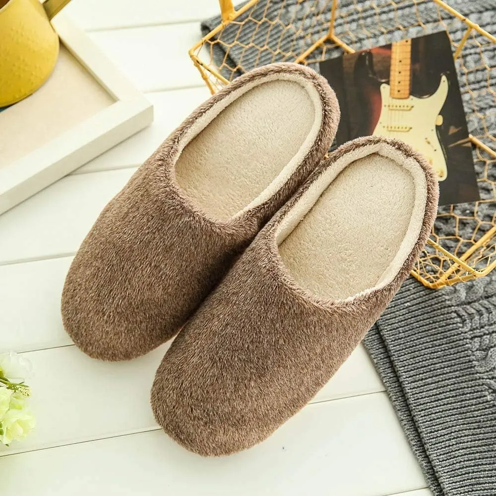 SBGMoSJ Winter Indoor Slippers for Women Fuzzy Winter Slippers Cute House Slippers Womens Fluffy Slippers for Men Funny Pink Christmas Tree Gifts for Husband 2023