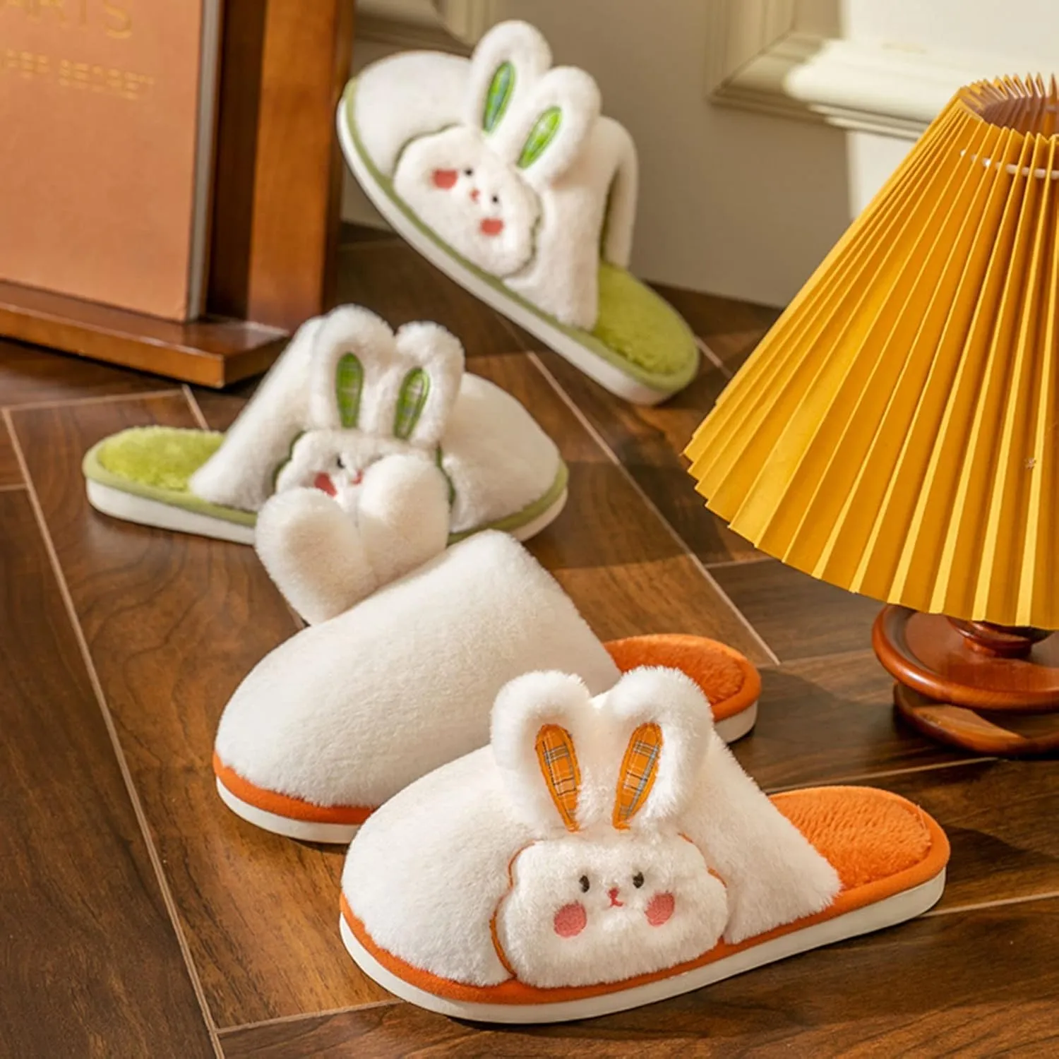 SBGMoSJ Womens Winter Slippers Clogs Ladies Slippers Winter Disposable House Slippers Funny Slippers for Adults Men Pencil Christmas Tree Gifts for Her 2023