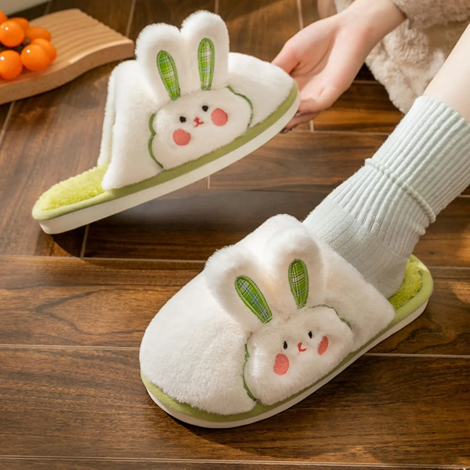 SBGMoSJ Womens Winter Slippers Clogs Ladies Slippers Winter Disposable House Slippers Funny Slippers for Adults Men Pencil Christmas Tree Gifts for Her 2023