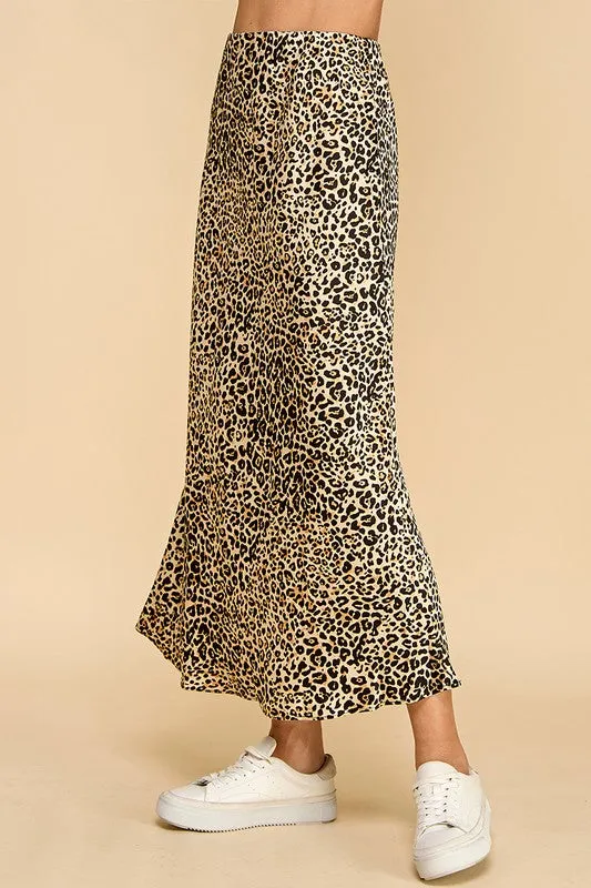 She's Leopard Maxi Skirt