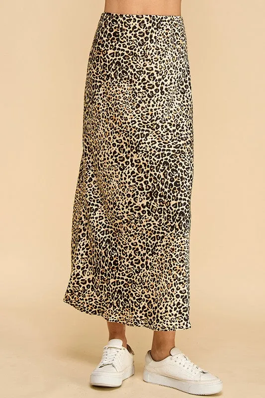 She's Leopard Maxi Skirt