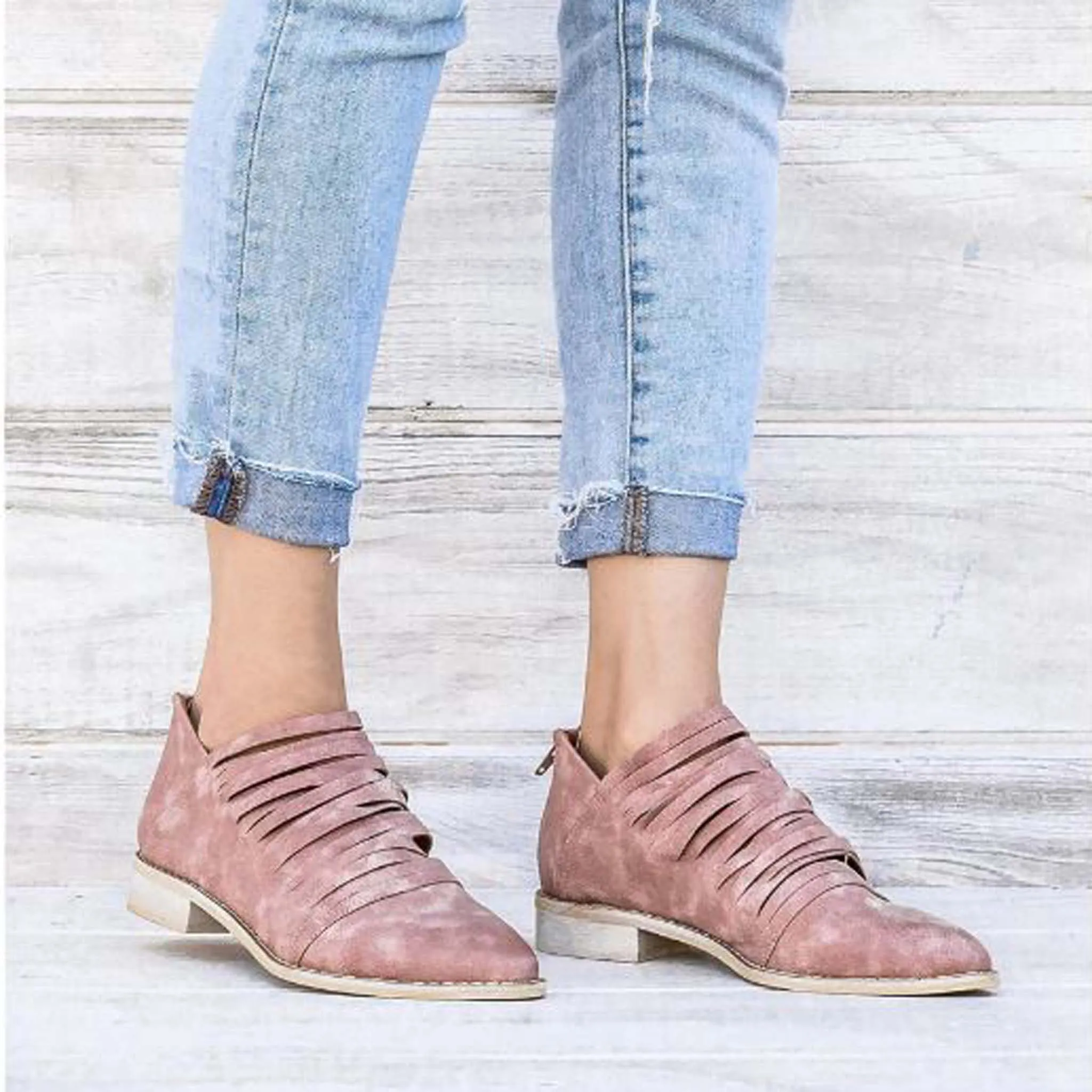 Sky Valley Booties in Rose